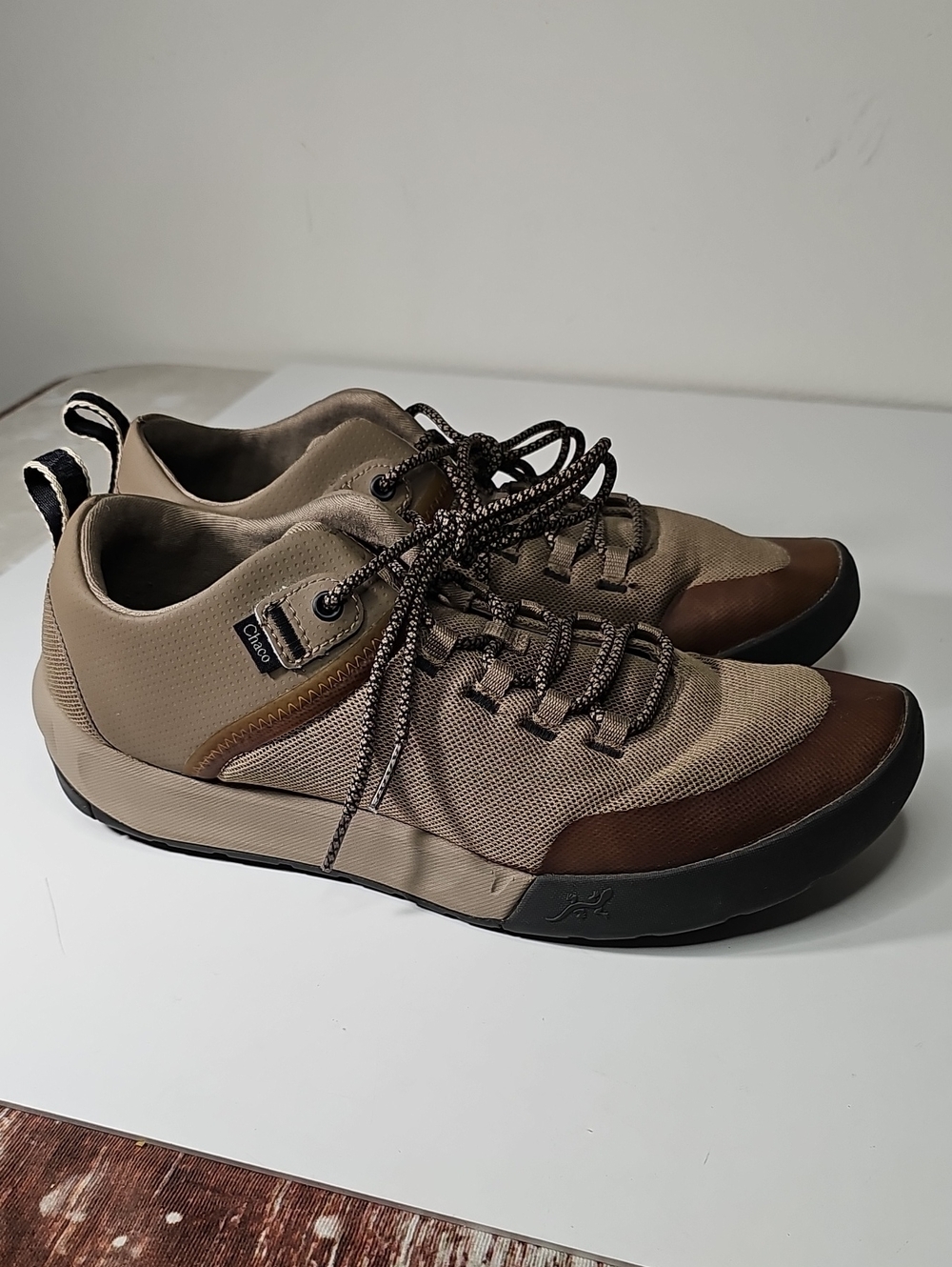CHACO Mens Sidetrek Adventure Hiking Shoe in Coyote Brown SZ 10.5
